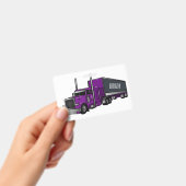 Badge Illustration de camion semi-remorque (Manuel / portable)
