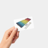 Badge Illustration de cartoon de xylophone (Manuel / portable)