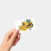 Badge Illustration de dessin animé Bulldozer (Manuel / portable)
