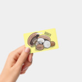 Badge Illustration de dessin animé de champignon (Manuel / portable)