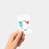 Badge Illustration de dessin animé de cocktail (Manuel / portable)