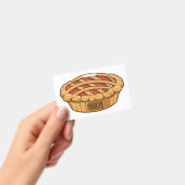 Badge Illustration de dessin animé de tarte  (Manuel / portable)