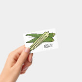 Badge Illustration de dessin animé d'okra (Manuel / portable)