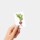 Badge Illustration de dessin Radish (Manuel / portable)