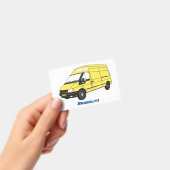 Badge Illustration de fourgonnette de livraison (Manuel / portable)