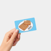 Badge Illustration de gaufre (Manuel / portable)