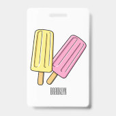 Badge Illustration de Ice pop (Arrière)
