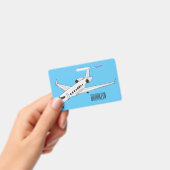 Badge Illustration de jet privé (Manuel / portable)