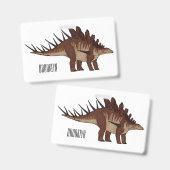 Badge Illustration de Kentrosaurus (Avant & arrière)