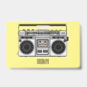Badge Illustration de la bande dessinée radio (Arrière)