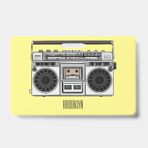 Badge Illustration de la bande dessinée radio