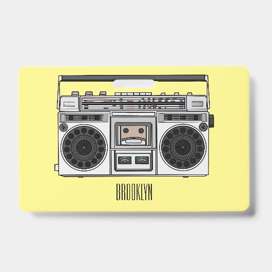Badge Illustration de la bande dessinée radio (Avant)