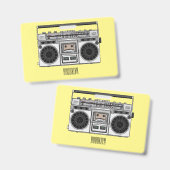 Badge Illustration de la bande dessinée radio (Avant & arrière)