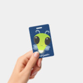 Badge Illustration de la luciole vert mou (Manuel / portable)