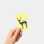 Badge Illustration de l'antilope Blackbuck (Manuel / portable)