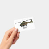Badge Illustration de l'hélicoptère de l'armée (Manuel / portable)