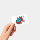 Badge illustration de poisson combattant crowntail de de (Manuel / portable)