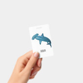 Badge Illustration de requin marteau (Manuel / portable)