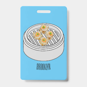 Badge Illustration de Shumai dim sum