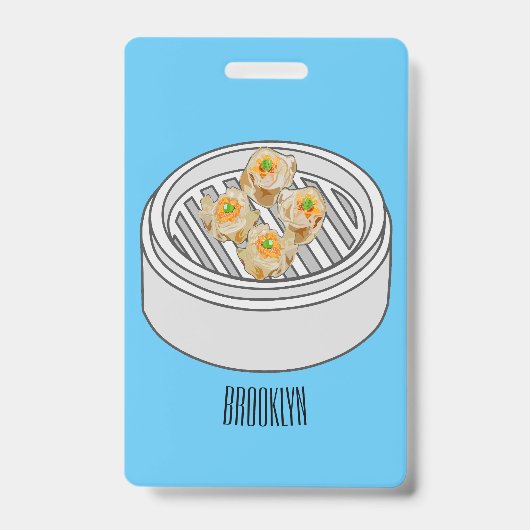 Badge Illustration de Shumai dim sum (Avant)