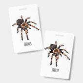 Badge Illustration de Tarantula (Avant & arrière)