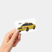 Badge Illustration de taxi (Manuel / portable)
