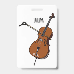 Badge Illustration de violoncelle