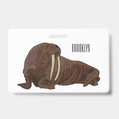 Badge Illustration de Walrus (Arrière)