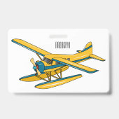 Badge Illustration d'hydravion (Arrière)