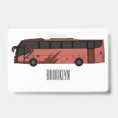 Badge Illustration du bus (Arrière)