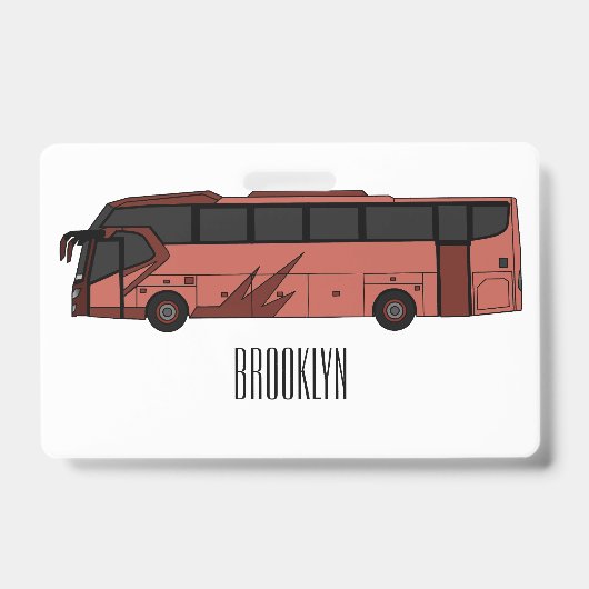 Badge Illustration du bus (Avant)