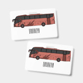 Badge Illustration du bus (Avant & arrière)