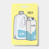 Badge Illustration du lait (Arrière)