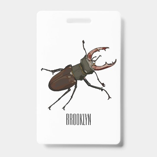 Badge Illustration du scarabée de stade (Avant)