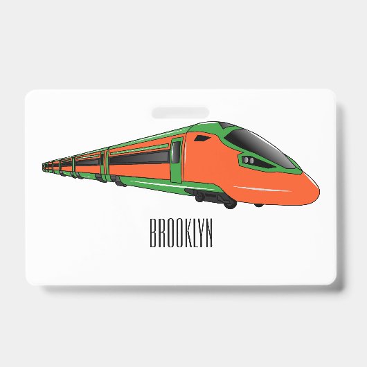 Badge Illustration du train à balles (Avant)