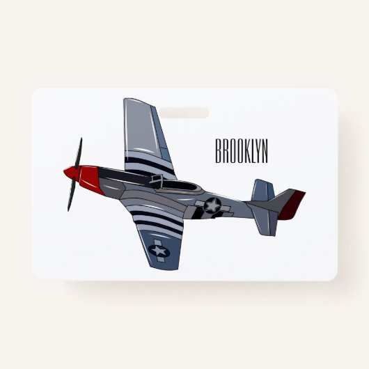 Badge Illustration d'un avion de chasse-bombardier (Devant)