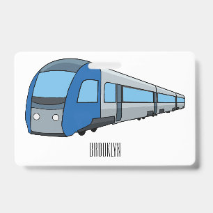 Badge Illustration d'un train électrique