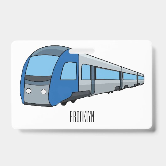 Badge Illustration d'un train électrique (Avant)