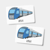 Badge Illustration d'un train électrique (Avant & arrière)