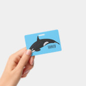 Badge Illustration d'une baleine tueuse (Manuel / portable)