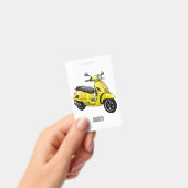 Badge Illustration d'une moto cyclable (Manuel / portable)