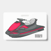 Badge Illustration Jet ski (Arrière)