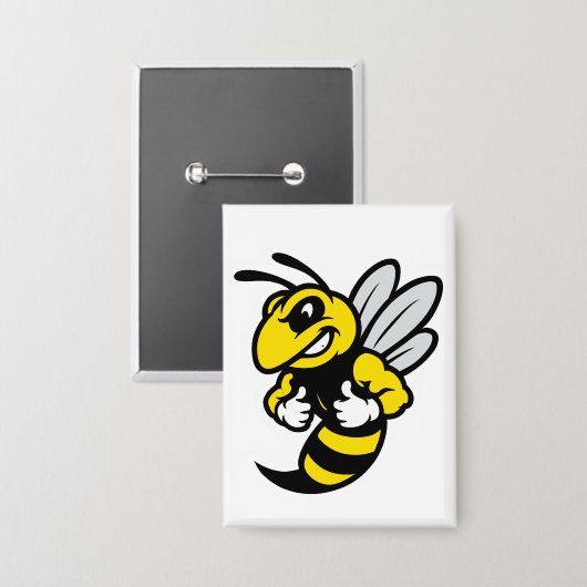 Badge Imabee Reverse Funny Bee (Recto/Verso)