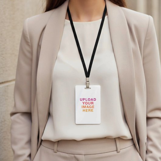 Badge Image de taille réelle vierge