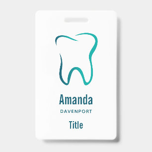 Badge Image médical de la dentisterie dentaire