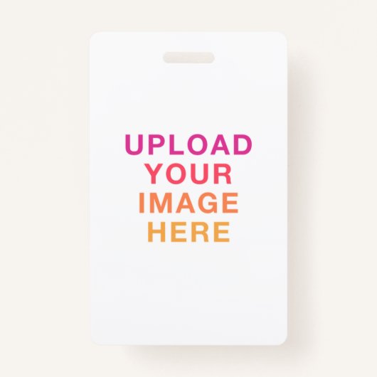 Badge Image pleine taille vide (Devant)