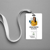 Badge Immobilier Ajoutez votre logo Photo Code QR