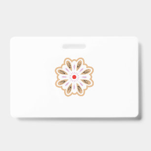 Badge Impression d'art de fleur de mandala Décoration