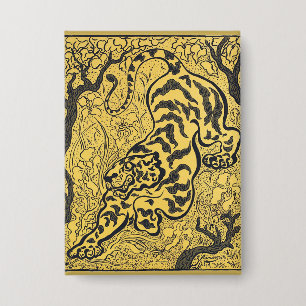 Badge Impression d'art nouveau vintage de Paul Ranson Ti
