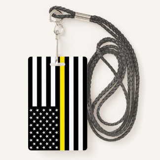 Badge Indicateur Dispatchers de ligne jaune mince
